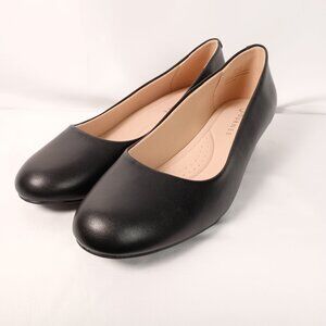 Journee Saar Wide Comfort Low Heel Pumps Black Women 12W New
